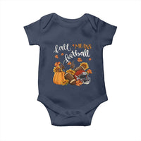 Fall Means Football Baby Onesie Fall Season American Football Thanksgiving - Wonder Print Shop