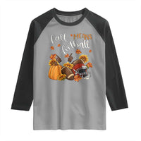 Fall Means Football Raglan Shirt Fall Season American Football Thanksgiving - Wonder Print Shop