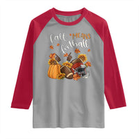 Fall Means Football Raglan Shirt Fall Season American Football Thanksgiving - Wonder Print Shop