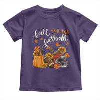 Fall Means Football Toddler T Shirt Fall Season American Football Thanksgiving - Wonder Print Shop