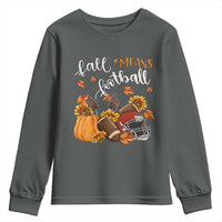 Fall Means Football Youth Sweatshirt Fall Season American Football Thanksgiving - Wonder Print Shop
