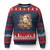 Halloween Ghost Ugly Christmas Sweater Vintage Floral Pumpkin Glitter Print - Wonder Print Shop