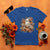 Halloween Ghost T Shirt Vintage Floral Pumpkin Glitter Print - Wonder Print Shop