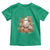 Halloween Ghost Toddler T Shirt Vintage Floral Pumpkin Glitter Print - Wonder Print Shop
