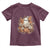 Halloween Ghost Toddler T Shirt Vintage Floral Pumpkin Glitter Print - Wonder Print Shop