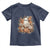 Halloween Ghost Toddler T Shirt Vintage Floral Pumpkin Glitter Print - Wonder Print Shop