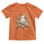 Halloween Ghost Toddler T Shirt Vintage Floral Pumpkin Glitter Print - Wonder Print Shop
