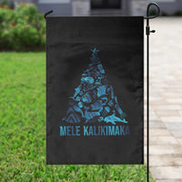 Christmas In Hawaii Garden Flag Mele Kalikimala Sea Animals Xmas Tree - Wonder Print Shop