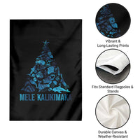 Christmas In Hawaii Garden Flag Mele Kalikimala Sea Animals Xmas Tree - Wonder Print Shop