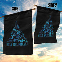 Christmas In Hawaii Garden Flag Mele Kalikimala Sea Animals Xmas Tree - Wonder Print Shop