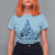 Christmas In Hawaii T Shirt For Women Mele Kalikimala Sea Animals Xmas Tree - Wonder Print Shop