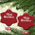 Xmas In Hawaii Christmas Ornament Merry Xmas Hawaiian Symbols - Wonder Print Shop