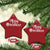 Xmas In Hawaii Christmas Ornament Merry Xmas Hawaiian Symbols - Wonder Print Shop