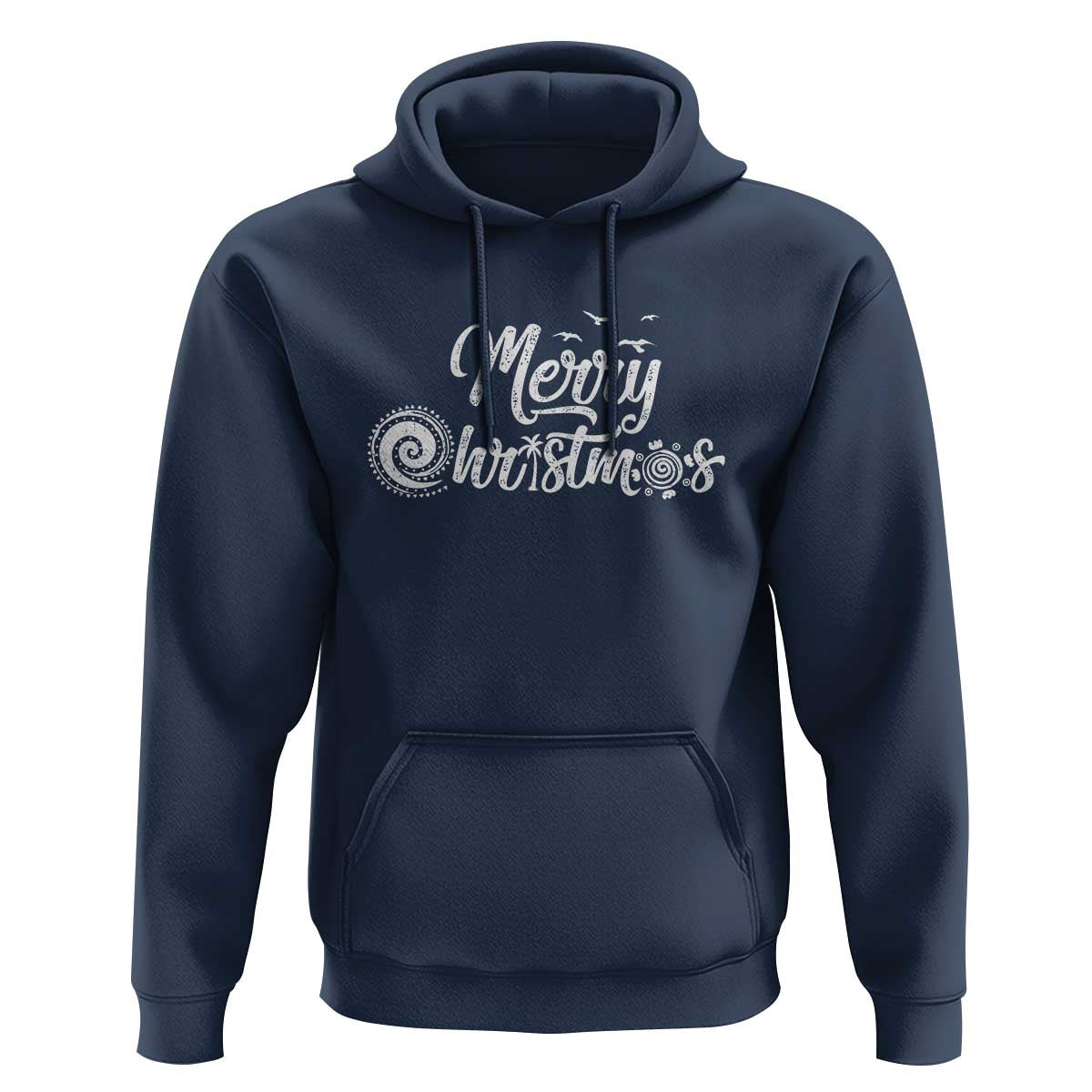 Christmas In Hawaii Hoodie Merry Christmas Hawaiian Symbols