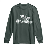 Christmas In Hawaii Long Sleeve Shirt Merry Christmas Hawaiian Symbols