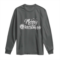 Christmas In Hawaii Long Sleeve Shirt Merry Christmas Hawaiian Symbols