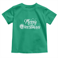 Christmas In Hawaii Toddler T Shirt Merry Christmas Hawaiian Symbols
