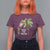 Christmas In Hawaii T Shirt For Women Deck The Palms Santa Hula Girl Tiki - Wonder Print Shop