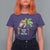 Christmas In Hawaii T Shirt For Women Deck The Palms Santa Hula Girl Tiki - Wonder Print Shop