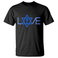 Love Jewish Messianic Cross Star Of David T Shirt - Wonder Print Shop