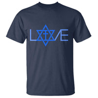 Love Jewish Messianic Cross Star Of David T Shirt - Wonder Print Shop