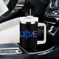 Love Jewish Messianic Cross Star Of David Tumbler With Handle - Wonder Print Shop