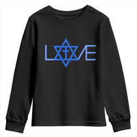 Love Jewish Messianic Cross Star Of David Youth Sweatshirt - Wonder Print Shop
