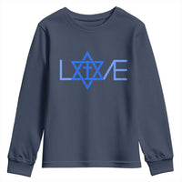 Love Jewish Messianic Cross Star Of David Youth Sweatshirt - Wonder Print Shop
