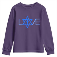 Love Jewish Messianic Cross Star Of David Youth Sweatshirt - Wonder Print Shop