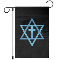Messianic Cross Star of David Yeshua Jesus Garden Flag - Wonder Print Shop