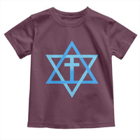 Messianic Cross Star of David Yeshua Jesus Toddler T Shirt - Wonder Print Shop