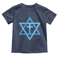 Messianic Cross Star of David Yeshua Jesus Toddler T Shirt - Wonder Print Shop
