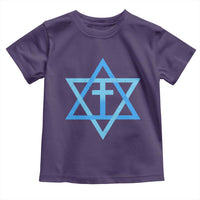 Messianic Cross Star of David Yeshua Jesus Toddler T Shirt - Wonder Print Shop