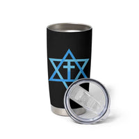 Messianic Cross Star of David Yeshua Jesus Tumbler Cup - Wonder Print Shop