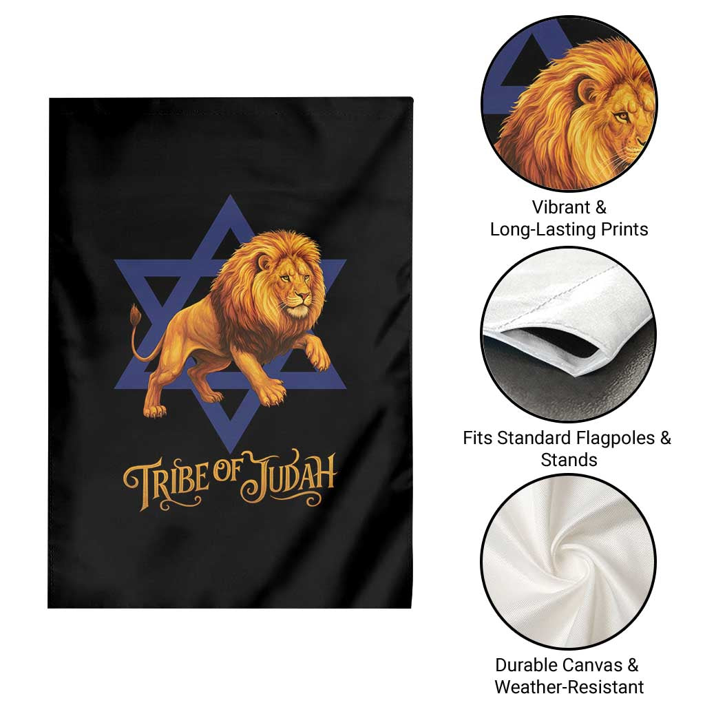 Tribe Of Judah Garden Flag Bible History Hebrew Christ Israelite Lion - Wonder Print Shop