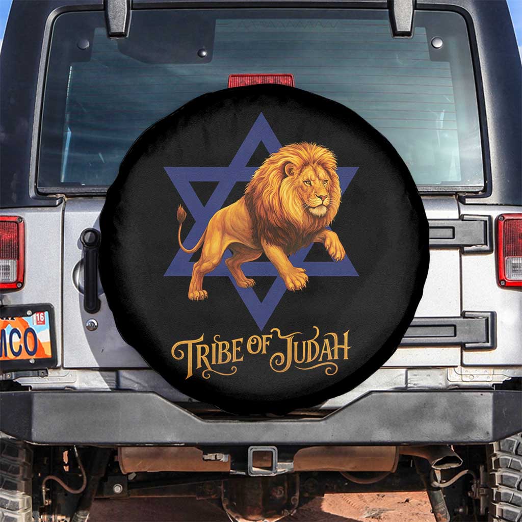Tribe Of Judah Spare Tire Cover Bible History Hebrew Christ Israelite Lion - Wonder Print Shop