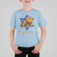 Tribe Of Judah T Shirt For Kid Bible History Hebrew Christ Israelite Lion - Wonder Print Shop