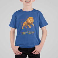 Tribe Of Judah T Shirt For Kid Bible History Hebrew Christ Israelite Lion - Wonder Print Shop