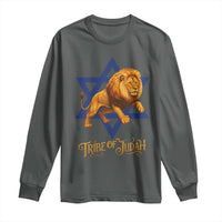 Tribe Of Judah Long Sleeve Shirt Bible History Hebrew Christ Israelite Lion - Wonder Print Shop