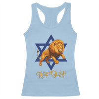 Tribe Of Judah Racerback Tank Top Bible History Hebrew Christ Israelite Lion - Wonder Print Shop
