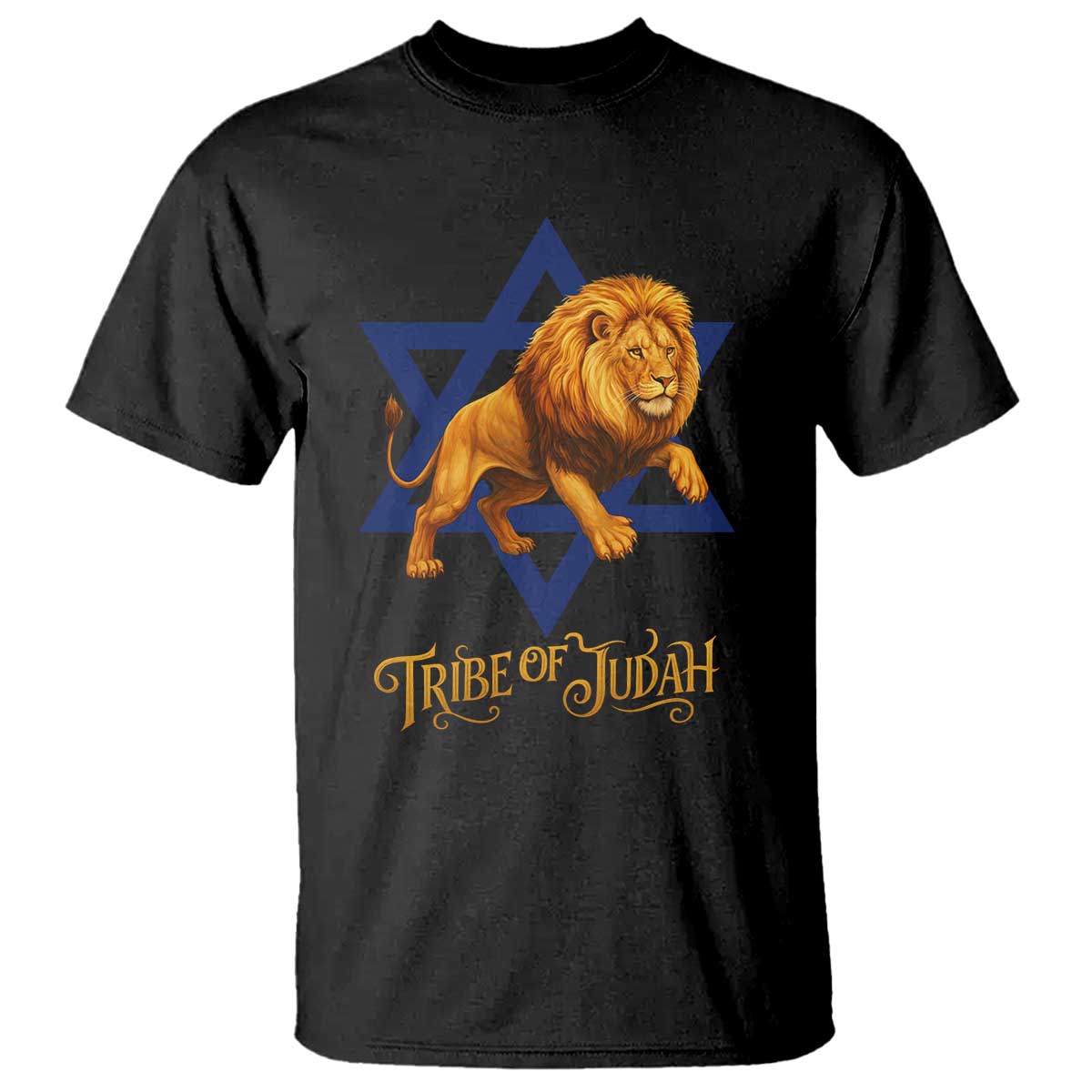 Tribe Of Judah T Shirt Bible History Hebrew Christ Israelite Lion - Wonder Print Shop