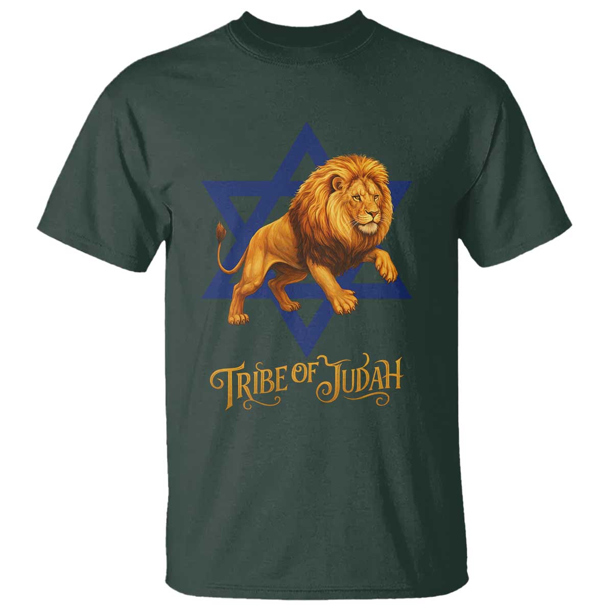 Tribe Of Judah T Shirt Bible History Hebrew Christ Israelite Lion - Wonder Print Shop