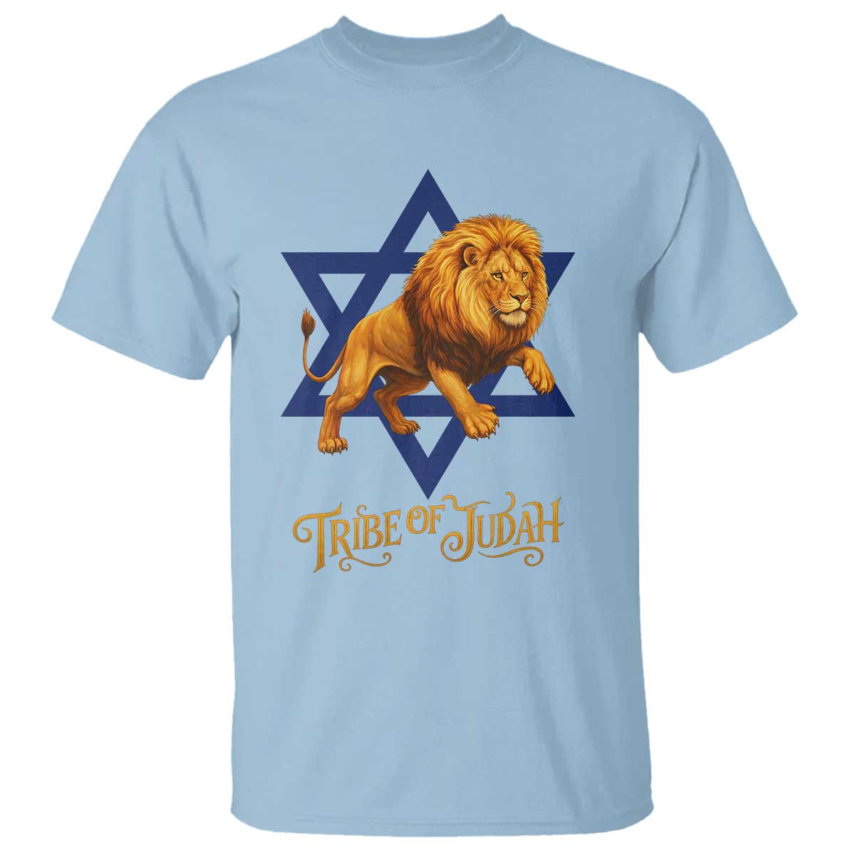Tribe Of Judah T Shirt Bible History Hebrew Christ Israelite Lion - Wonder Print Shop