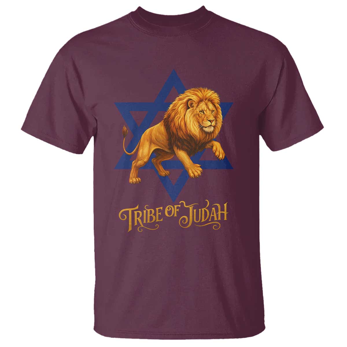 Tribe Of Judah T Shirt Bible History Hebrew Christ Israelite Lion - Wonder Print Shop