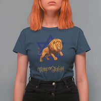 Tribe Of Judah T Shirt For Women Bible History Hebrew Christ Israelite Lion - Wonder Print Shop