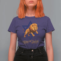Tribe Of Judah T Shirt For Women Bible History Hebrew Christ Israelite Lion - Wonder Print Shop