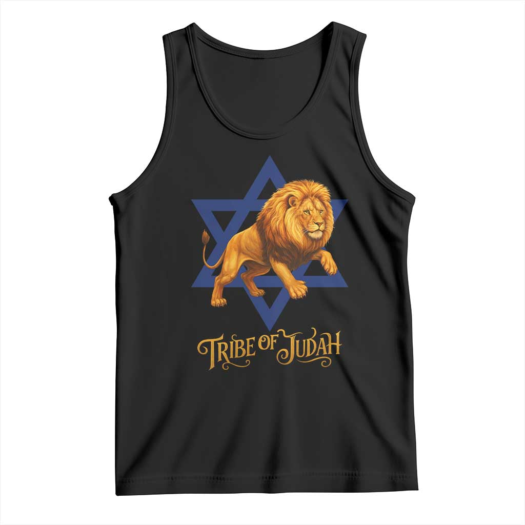 Tribe Of Judah Tank Top Bible History Hebrew Christ Israelite Lion - Wonder Print Shop