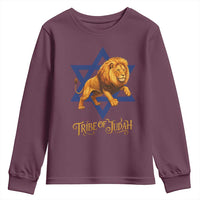 Tribe Of Judah Youth Sweatshirt Bible History Hebrew Christ Israelite Lion - Wonder Print Shop