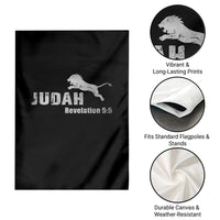 Lion Tribe of Judah Hebrew Christ Israelite Garden Flag - Wonder Print Shop
