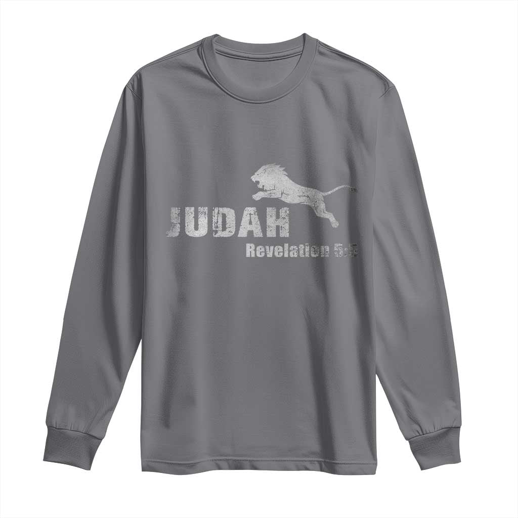 Lion Tribe of Judah Hebrew Christ Israelite Long Sleeve Shirt - Wonder Print Shop